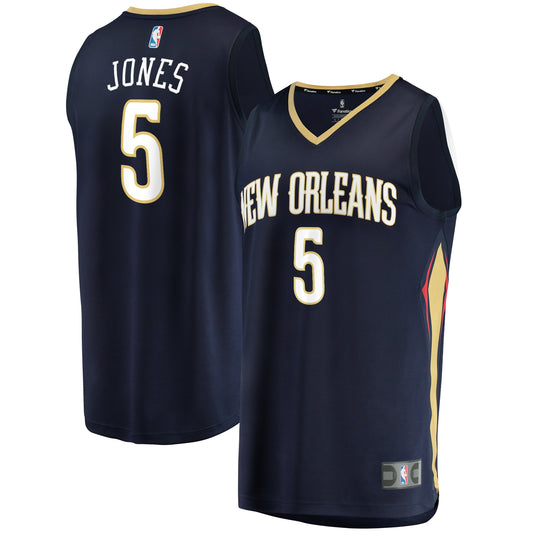 Herbert Jones New Orleans Pelicans Fanatics Branded Youth 2021/22 Fast Break Replica Jersey - Icon Edition - Navy