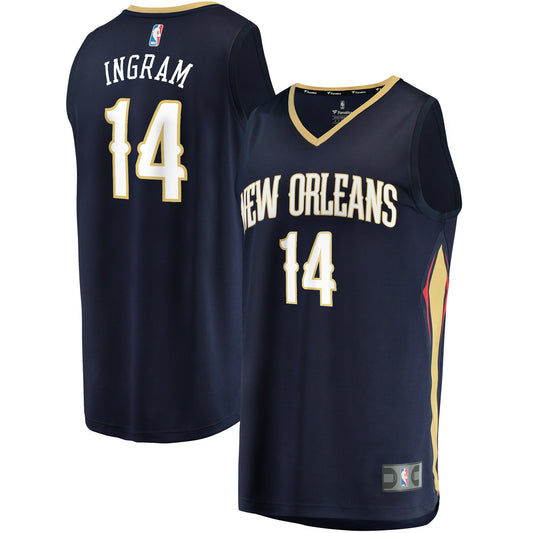Brandon Ingram New Orleans Pelicans Fanatics Branded Fast Break Replica Jersey Navy - Icon Edition